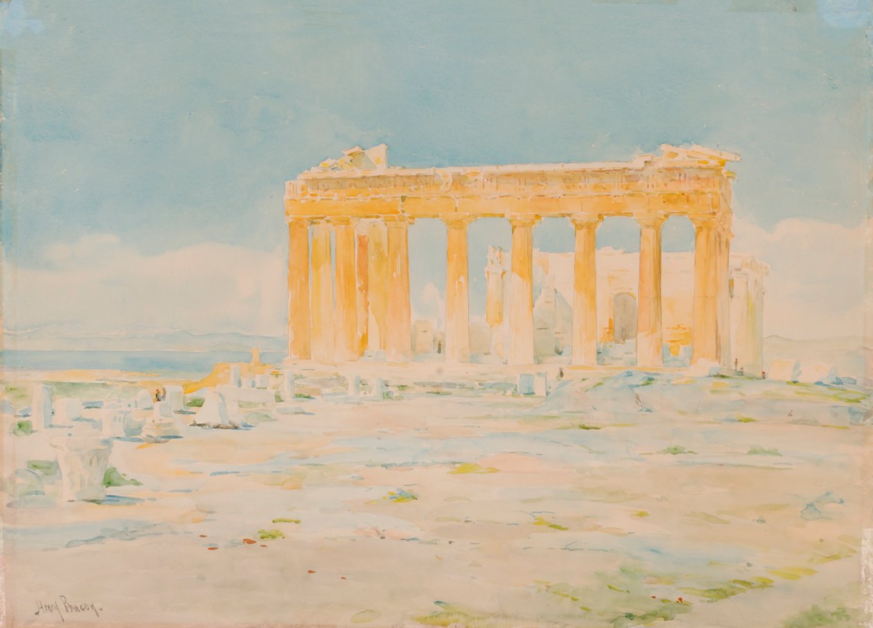 Partenon, fasada wschodnia, b.d. autorstwa Henry Bacon
