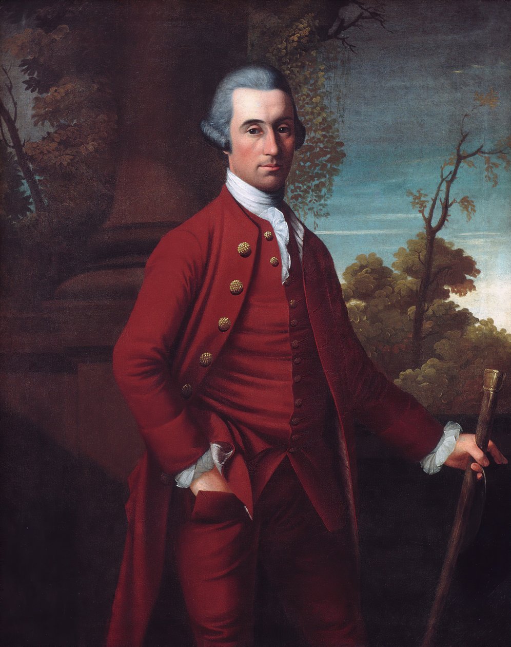 Portret dżentelmena, ca. 1770-72. autorstwa Henry Benbridge