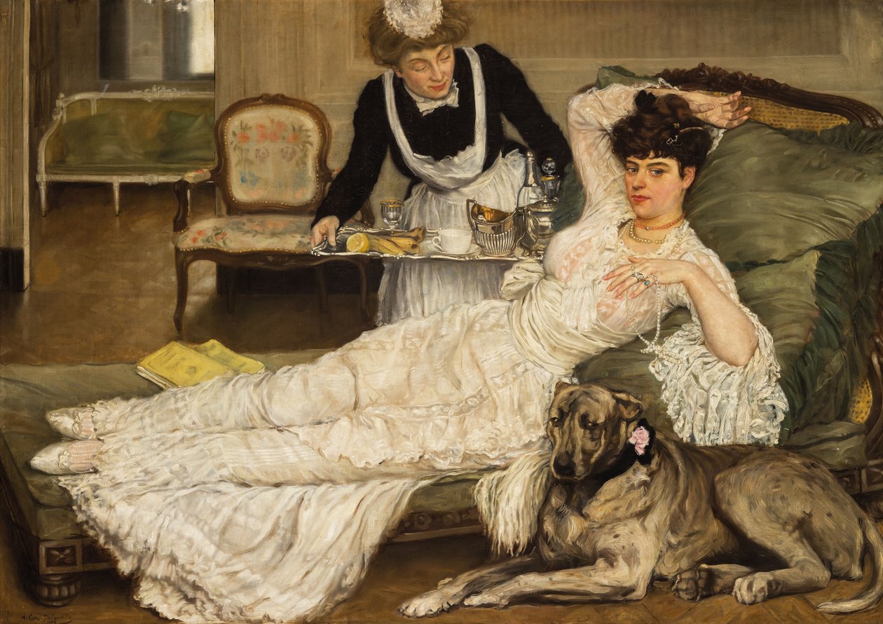 Piękna dziewczyna, 1902. autorstwa Henry Caro Delvaille