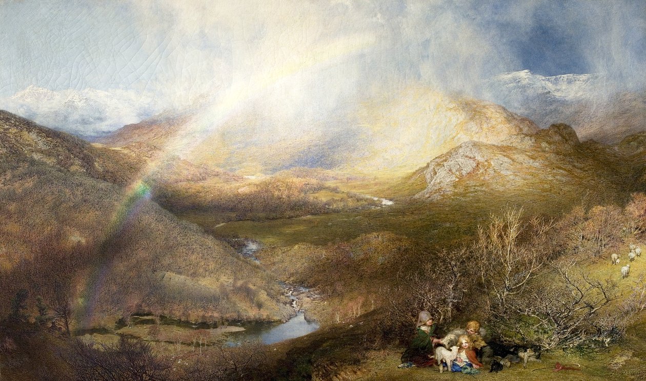 Tęcza, 1862 autorstwa Henry Clarence Whaite