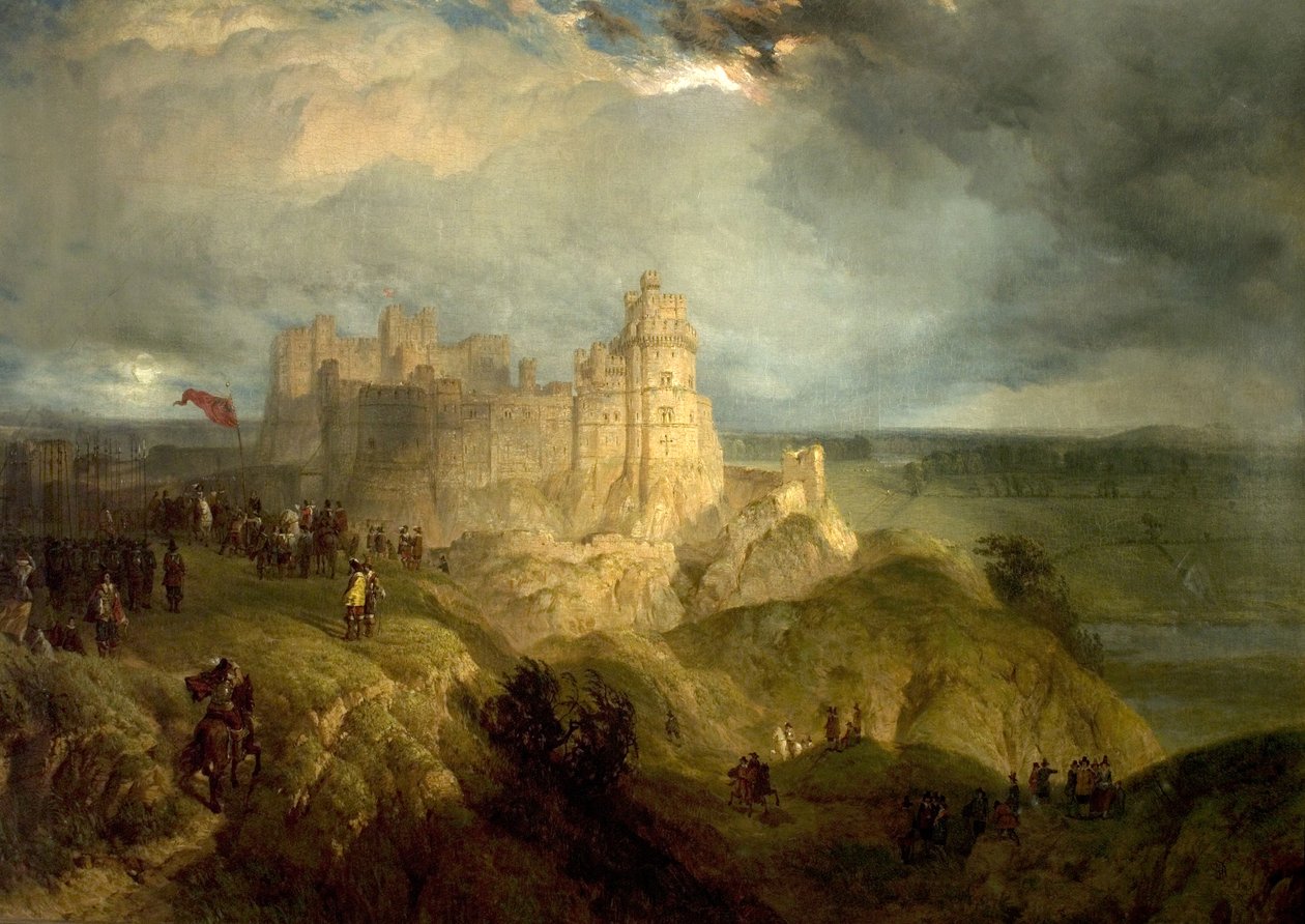 Zamek Nottingham autorstwa Henry Dawson