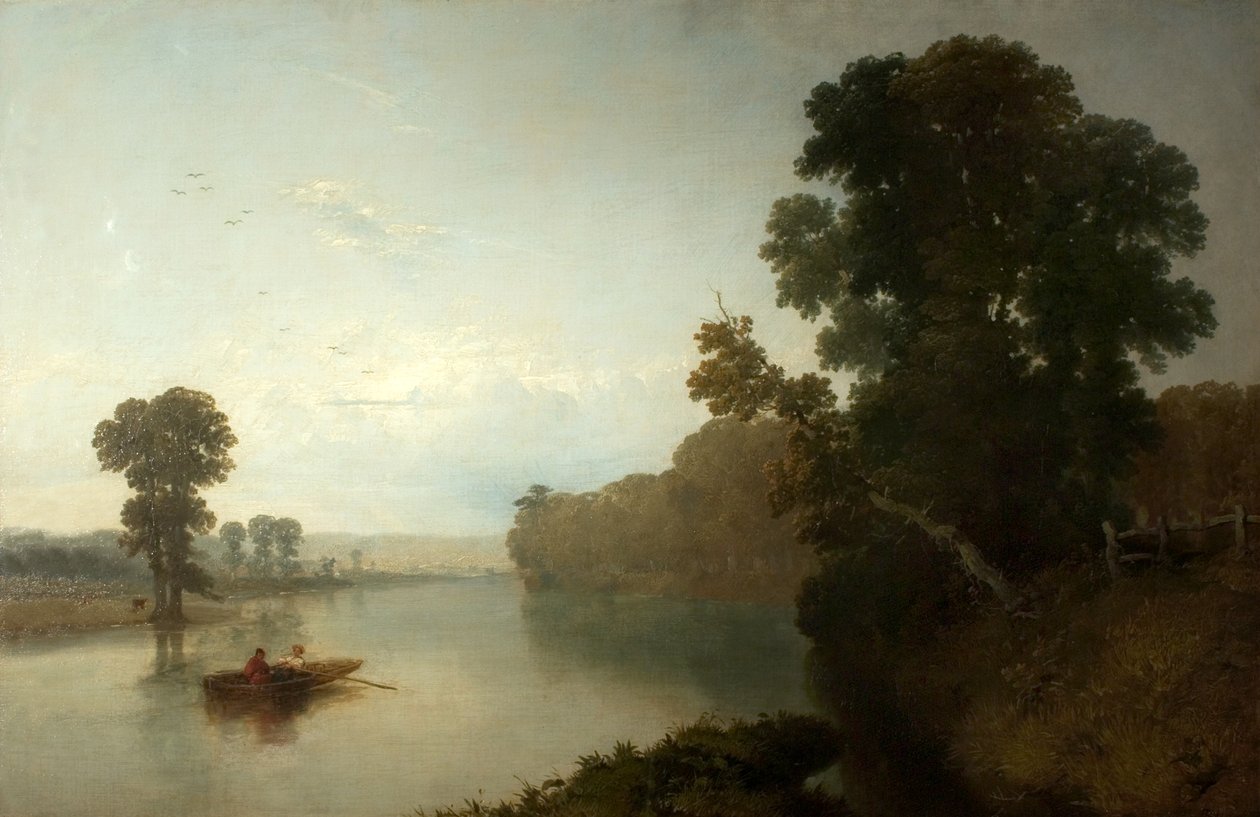 Rzeka Trent w Wilford autorstwa Henry Dawson