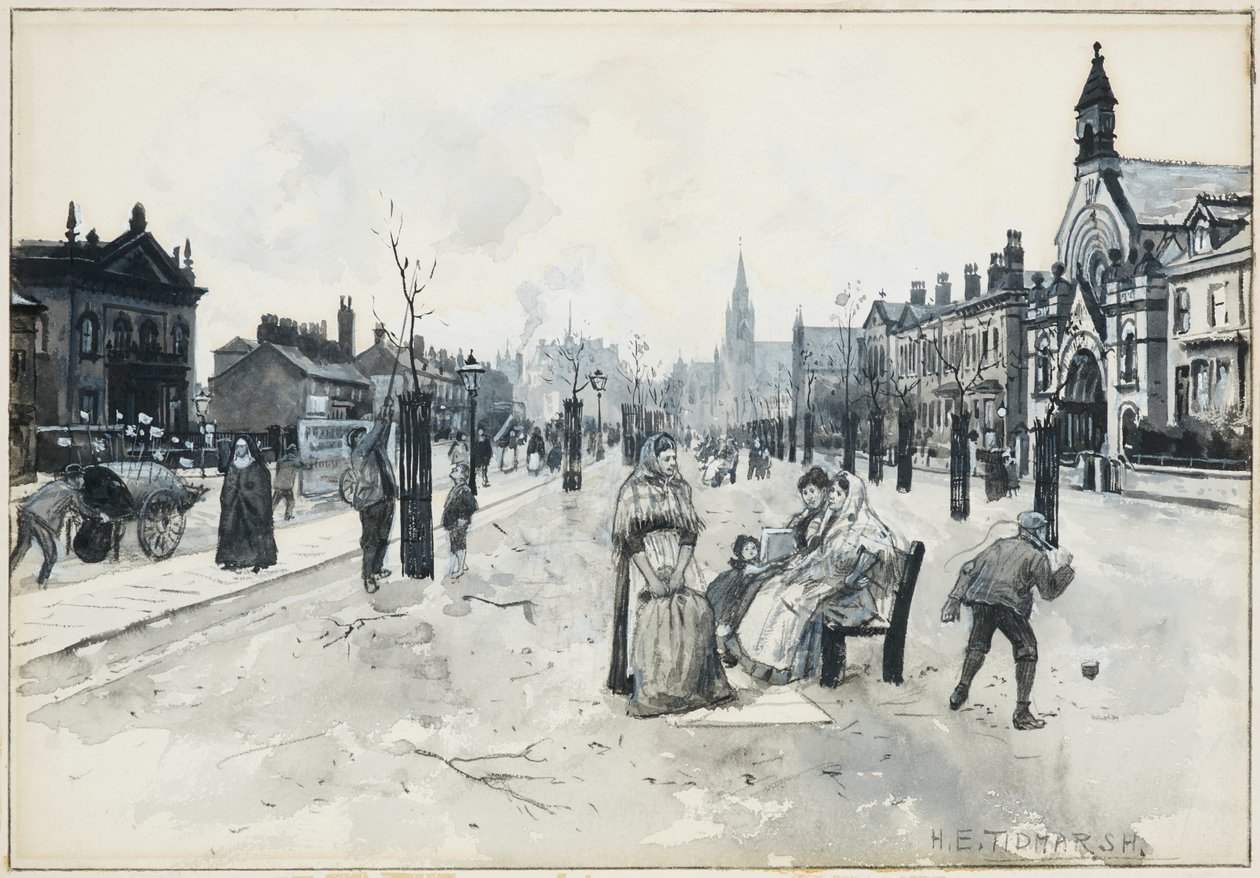 Broad Street, Pendletonpolish autorstwa Henry Edward Tidmarsh