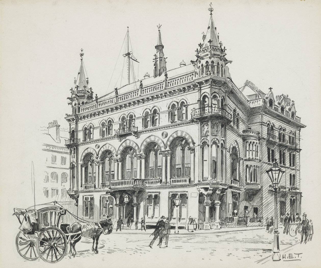 Klub Reform, King Street autorstwa Henry Edward Tidmarsh