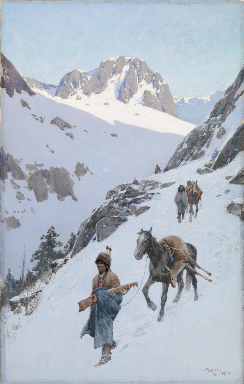 Udane polowanie, 1906. autorstwa Henry Francois Farny
