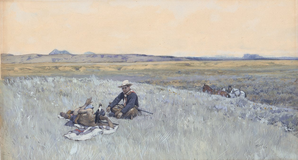 Zamiana kłamstw, 1906. autorstwa Henry Francois Farny