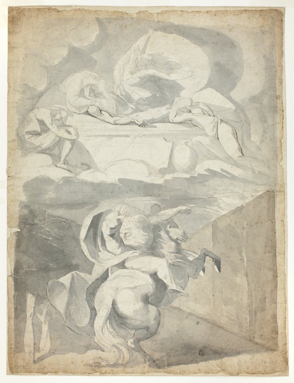 Odyn w Zaświatach autorstwa Johann Heinrich Füssli