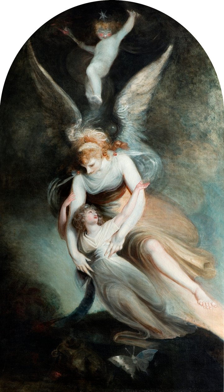 Apoteoza Penelopy Boothby, 1792 autorstwa Johann Heinrich Füssli