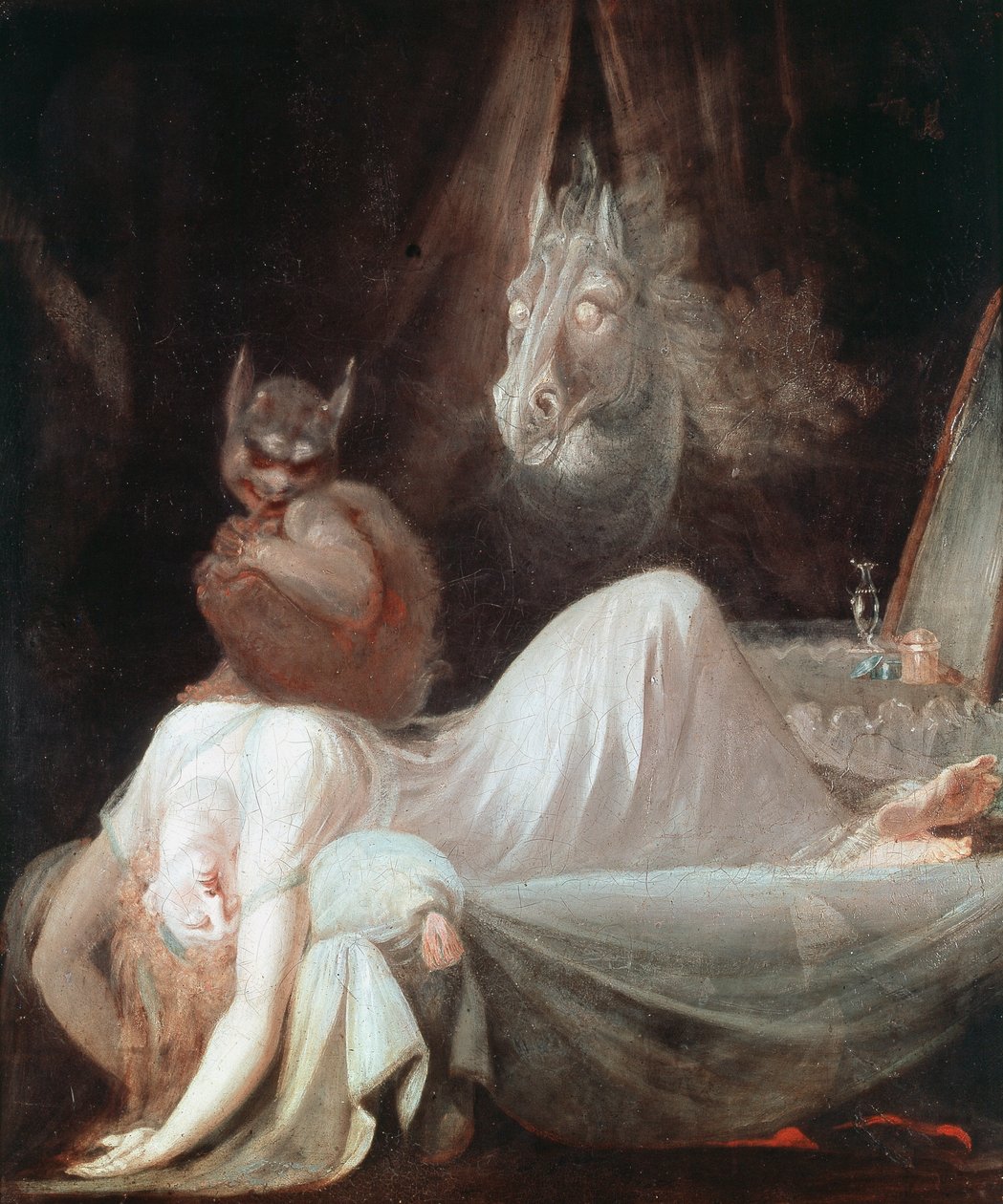 Koszmar, ok. 1790 autorstwa Johann Heinrich Füssli
