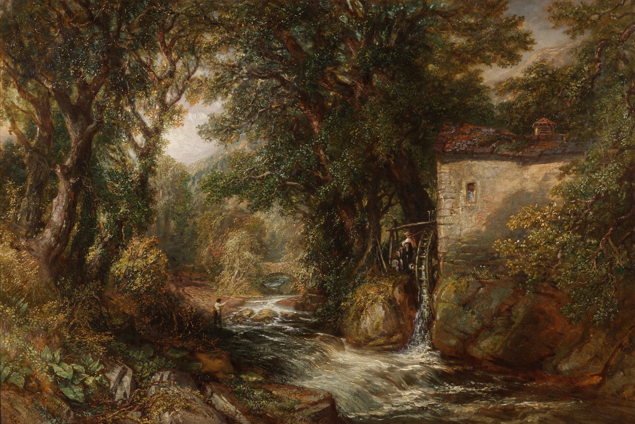 Dent Mill, Yorkshire autorstwa Henry Harris Lines