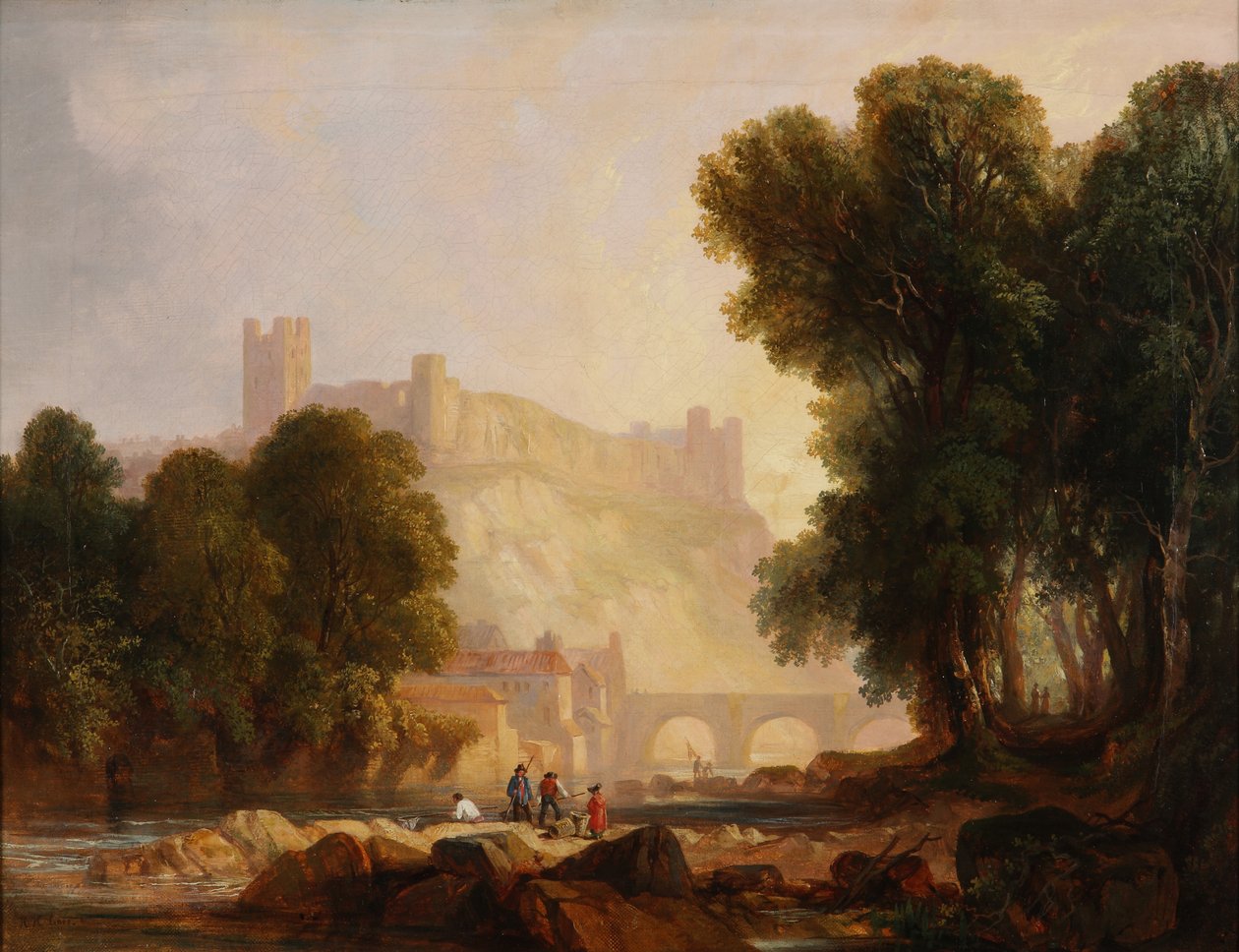 Zamek Richmond, Yorkshire autorstwa Henry Harris Lines