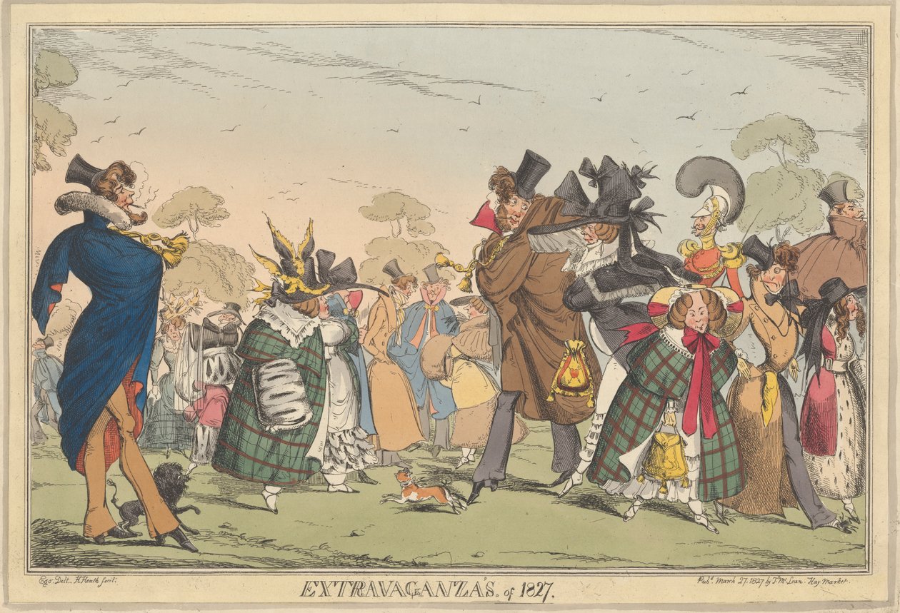 Ekstrawagancja z 1827 roku autorstwa Henry Heath