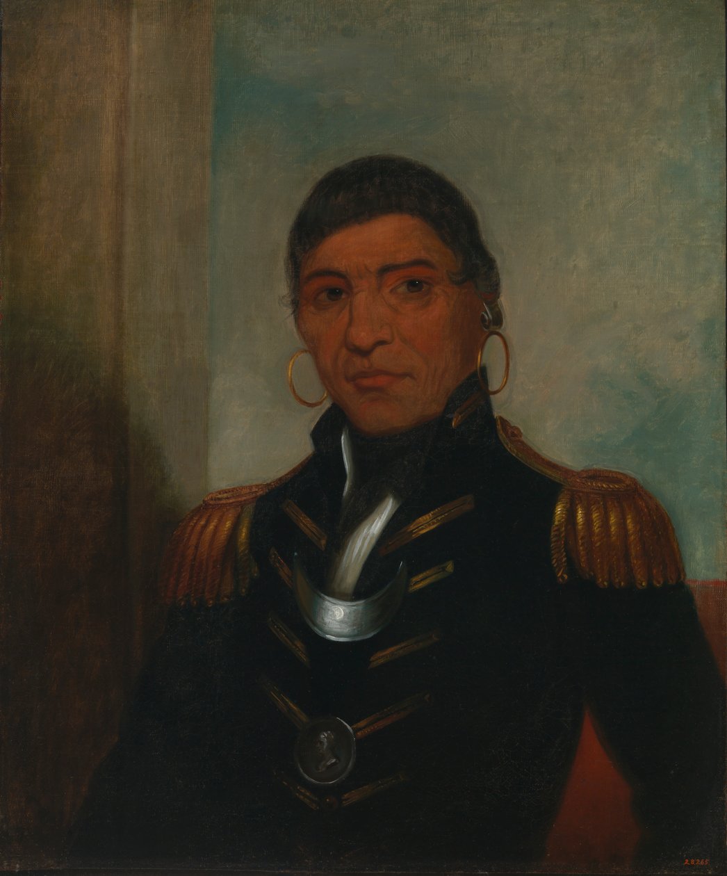 Big Buffalo Chippewa, 1832-1833. autorstwa Henry Inman