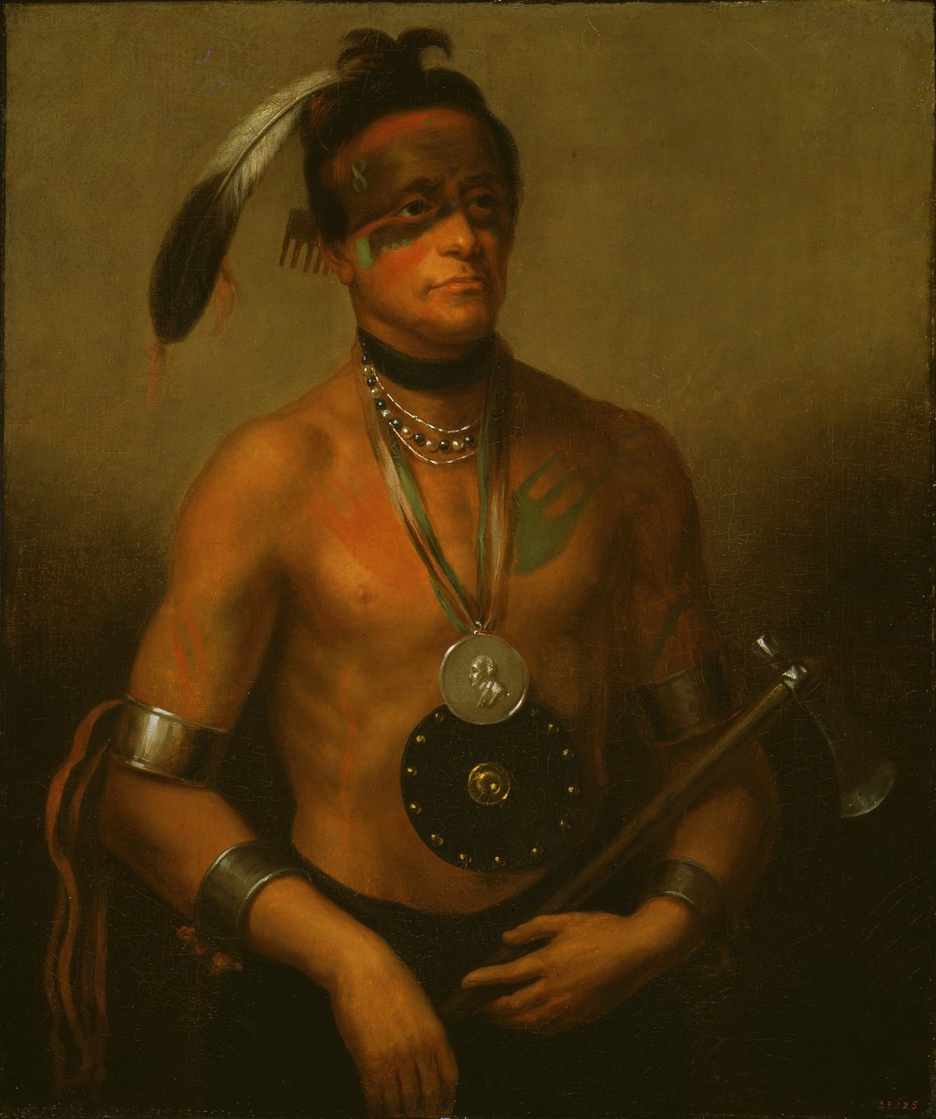 Hoo-Wan-Ne-Ka (Mały Łoś) autorstwa Henry Inman