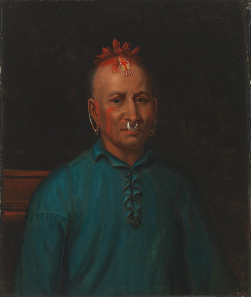 Rodzina Kish-Kallo-Wa Algonquian-Tribe Shawnee, 1832-1833. autorstwa Henry Inman