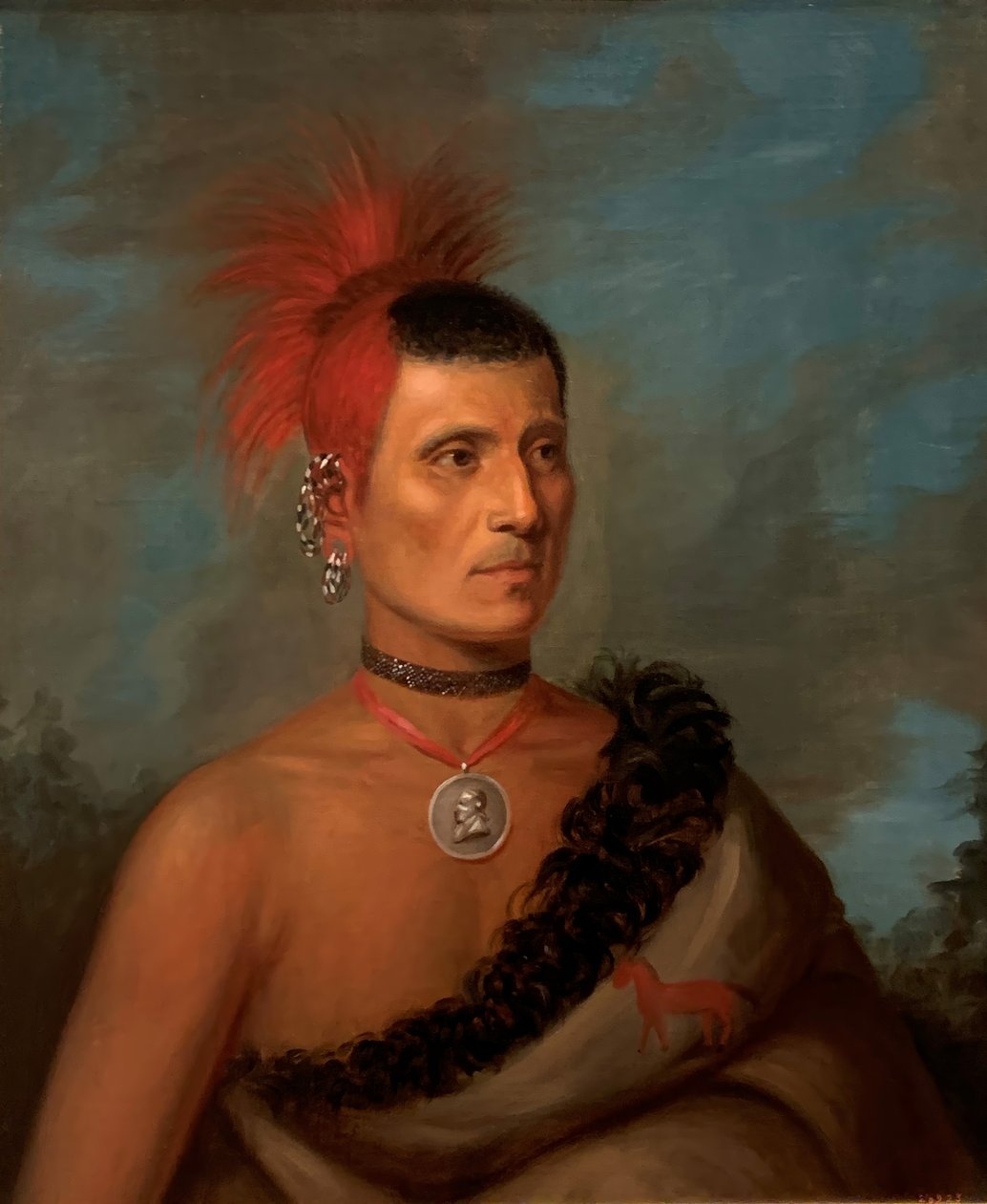 Pace-ke-le-ch-co, 1832-33. autorstwa Henry Inman