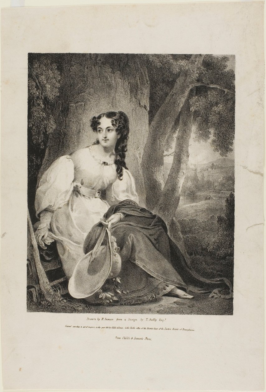 Portret pani Henry Inman autorstwa Henry Inman