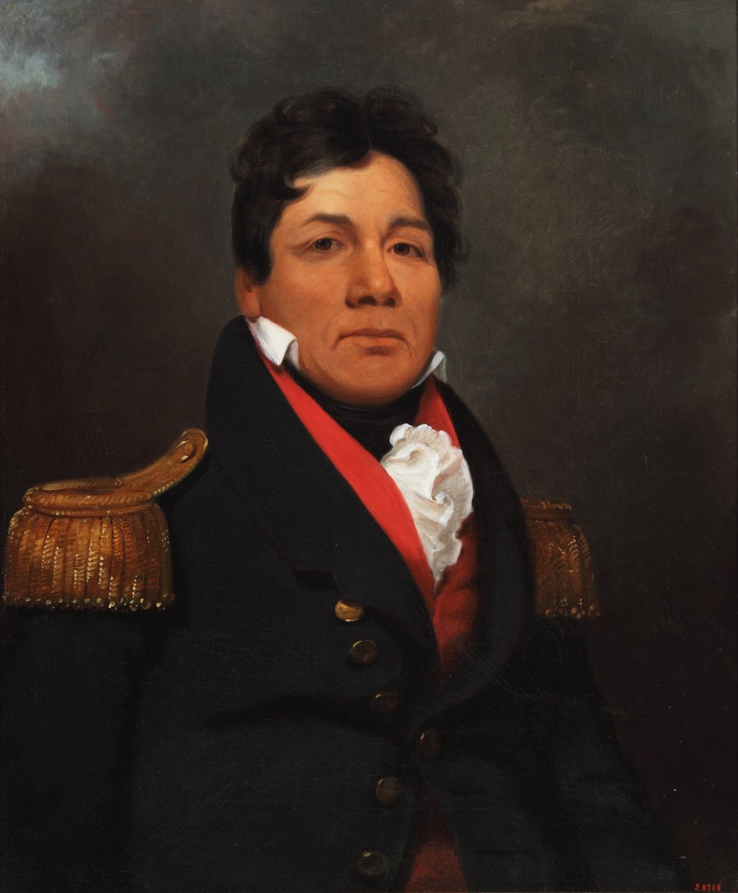 Push-Ma-Ta-Ha (Choctaw) 1831 (olej na płótnie) autorstwa Henry Inman