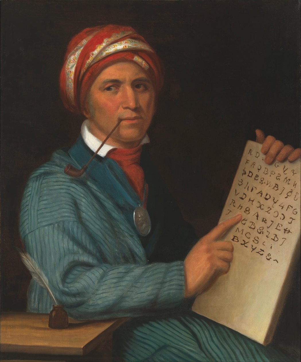 Sequoyah autorstwa Henry Inman