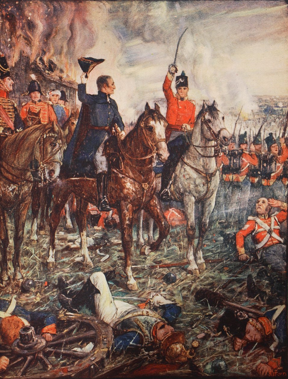 Waterloo, 19:00, 18 czerwca autorstwa Henry Justice Ford