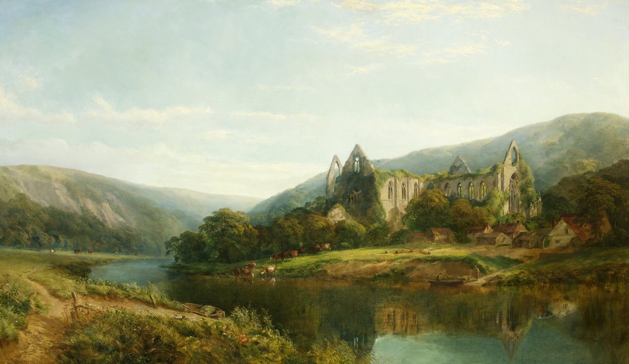 Opactwo Tintern, 1861 autorstwa Henry Jutsum