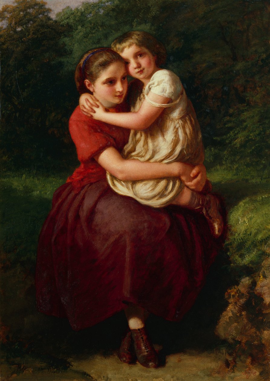 Siostry (olej) autorstwa Henry Le Jeune