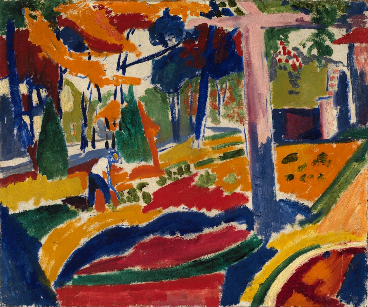Ogród, ca. 1915. autorstwa Henry Lyman Saÿen