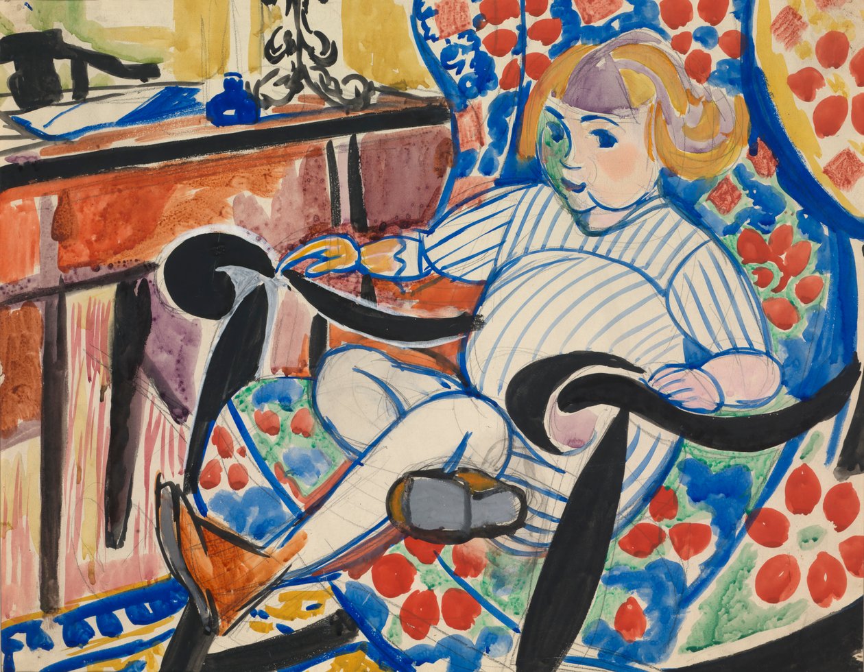 gwasz, ca. 1916. autorstwa Henry Lyman Saÿen