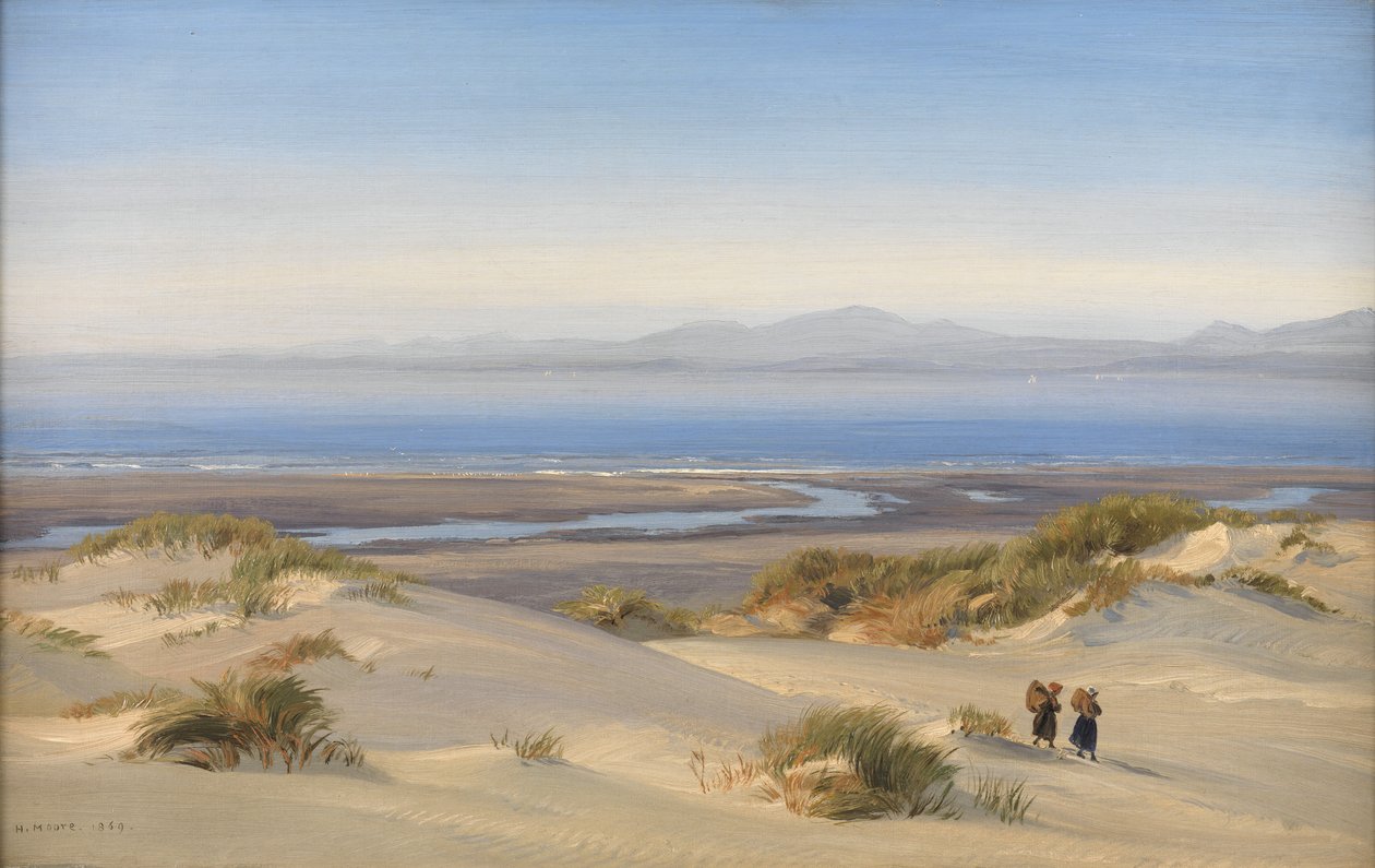 Plaża Harlech, 1869 autorstwa Henry Moore