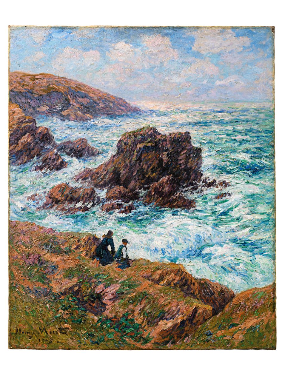 Wybrzeże Clohars, Finistere, 1908 autorstwa Henry Moret