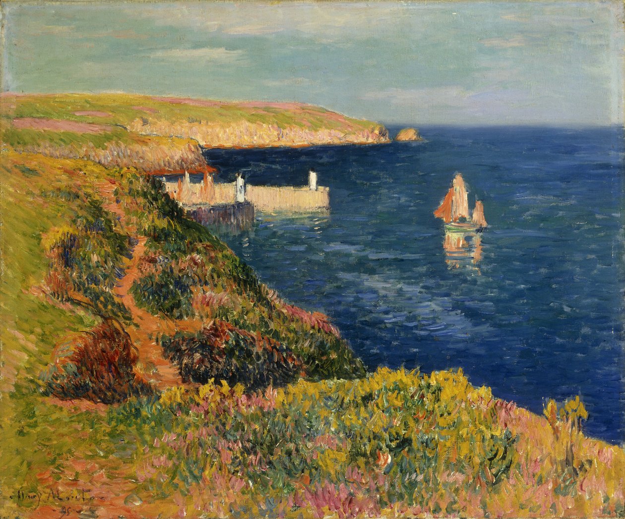 Port-Eudy, Ile-de-Groix, autorstwa Henry Moret