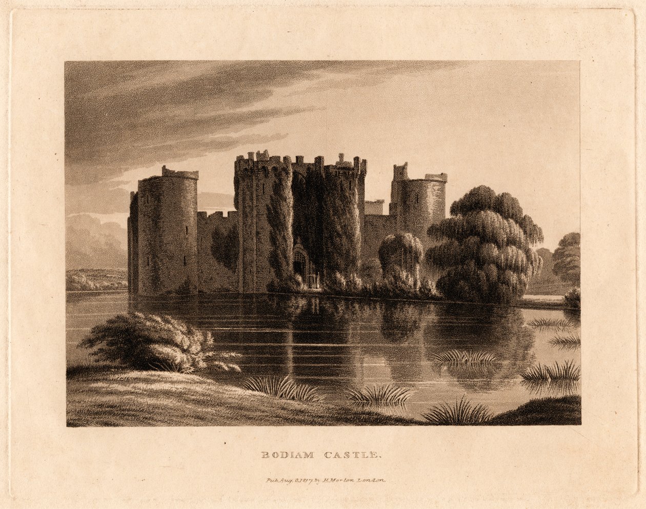 Zamek Bodiam autorstwa Henry Morton