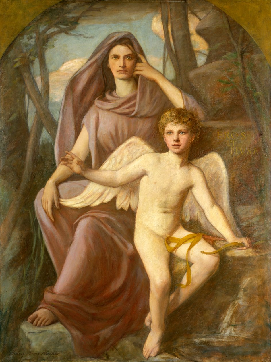 Eros i Musa, 1903. autorstwa Henry Oliver Walker