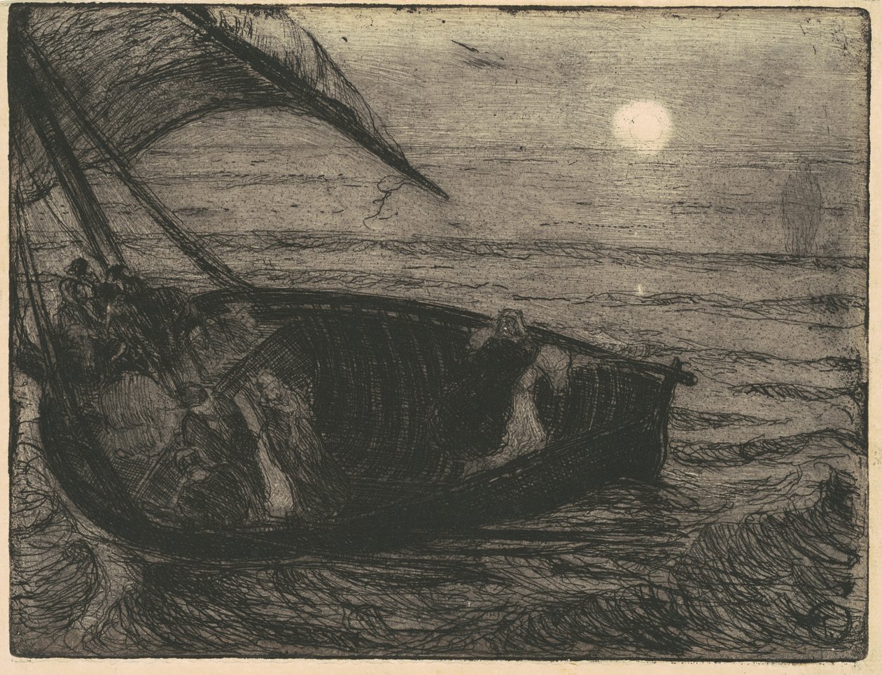 Chrystus chodzący po wodzie autorstwa Henry Ossawa Tanner