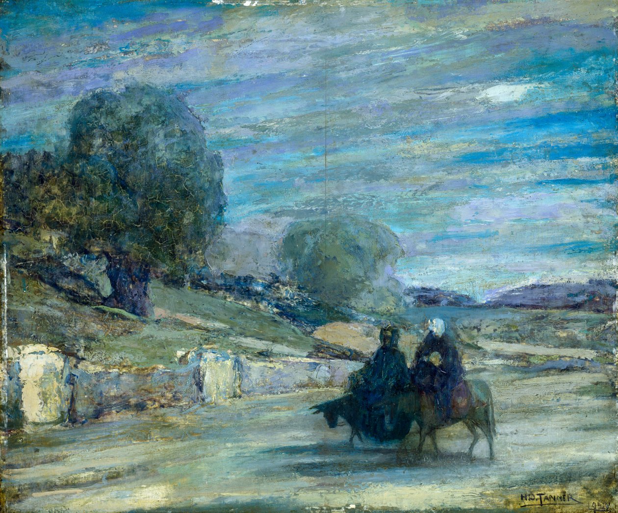Ucieczka do Egiptu, 1921 autorstwa Henry Ossawa Tanner