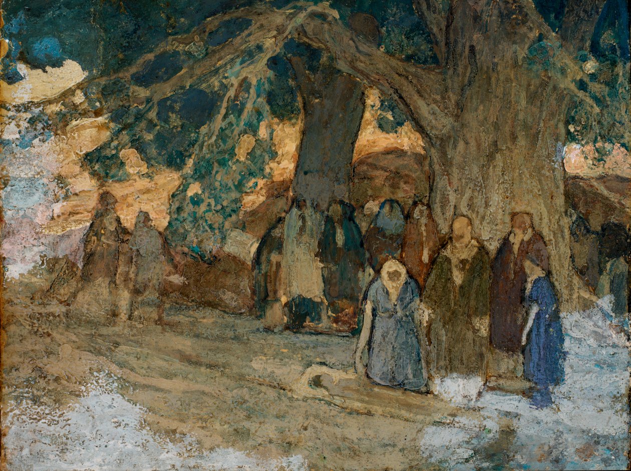 Uzdrawiał chorych, ca. 1930. autorstwa Henry Ossawa Tanner