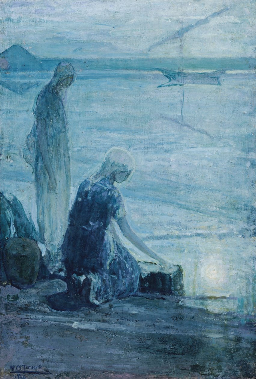 Mojżesz w zaroślach autorstwa Henry Ossawa Tanner