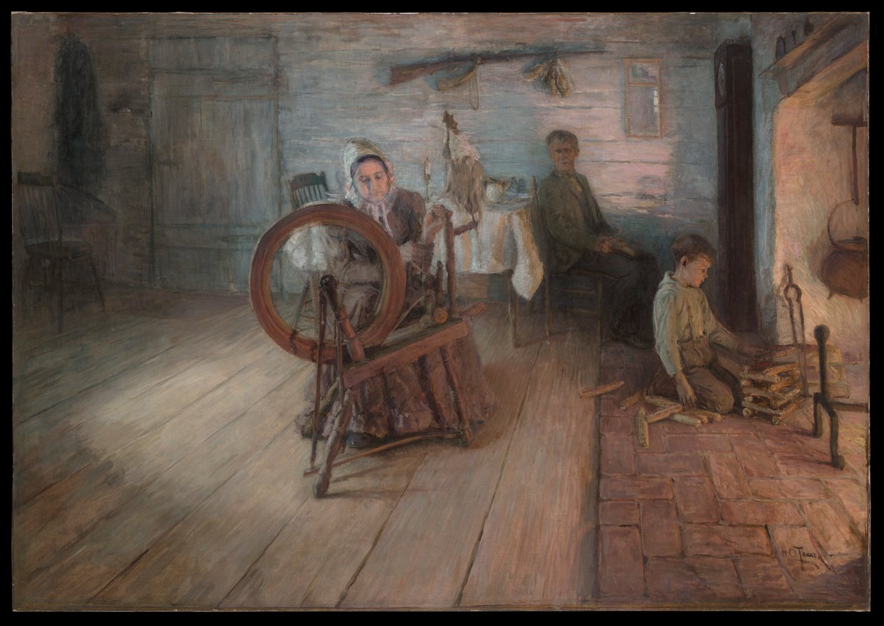 Wirowanie przy świetle ognia autorstwa Henry Ossawa Tanner