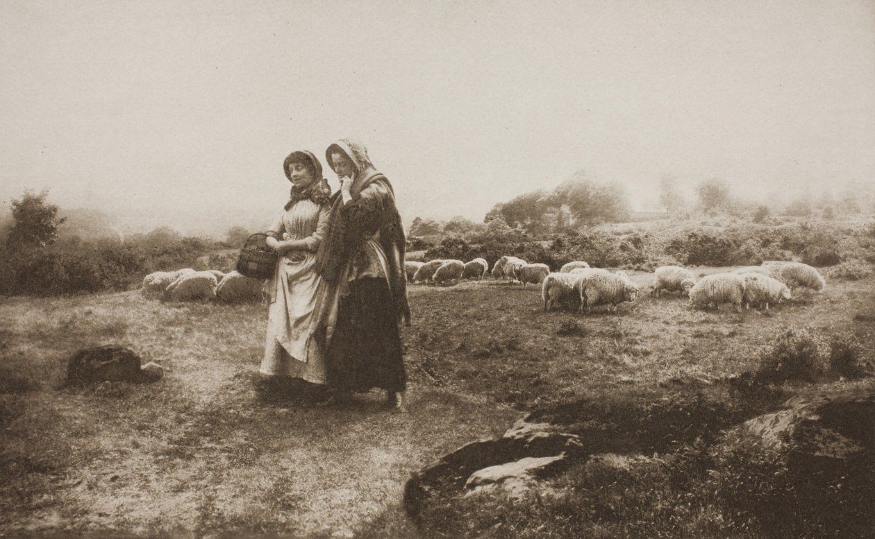 Kolędowanie, 1887, wydrukowane styczeń 1890 autorstwa Henry Peach Robinson