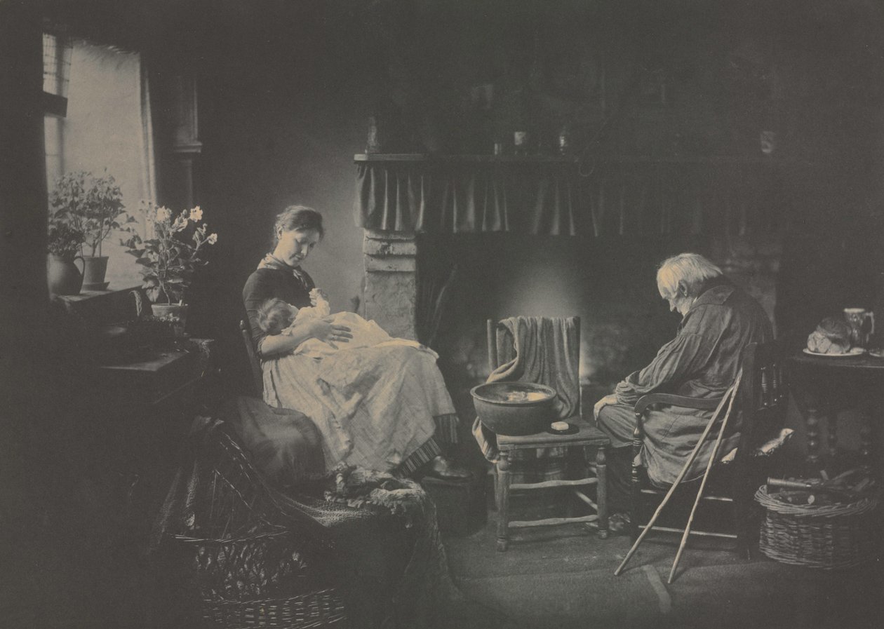 Świt i zachód słońca, 1885. autorstwa Henry Peach Robinson