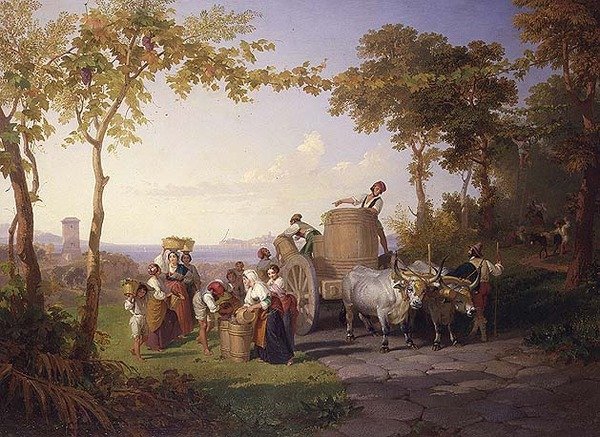 Zbiór winorośli (s. i d. autorstwa Henry Penry Williams