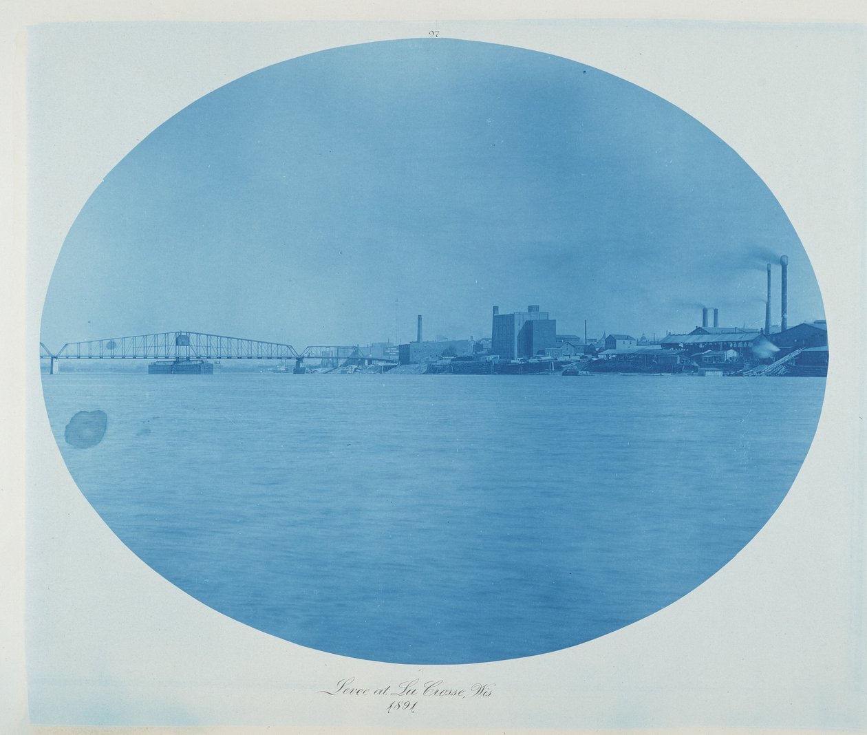 Levee w La Crosse, Wis., 1891 (zdjęcie) autorstwa Henry Peter Bosse