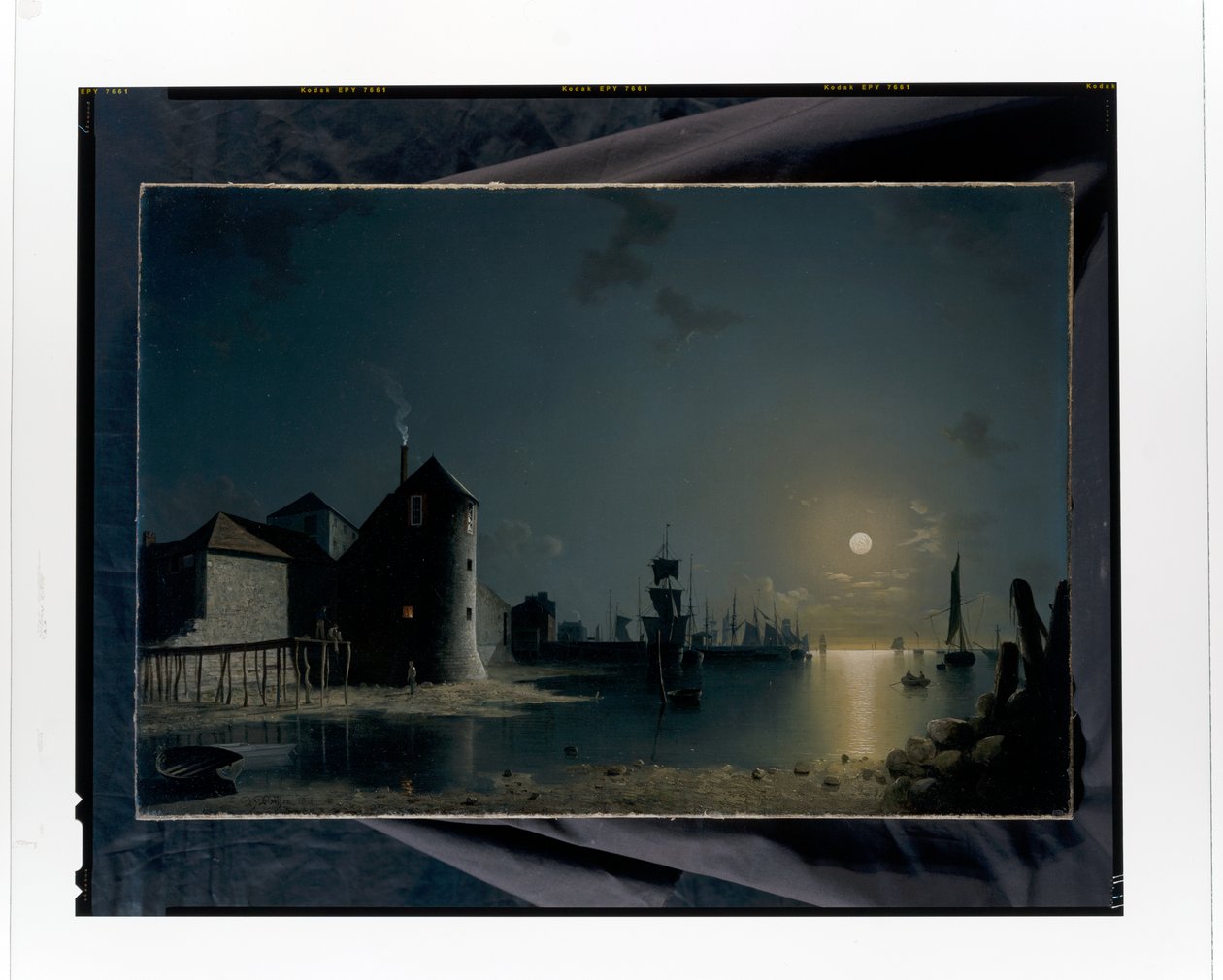 Widok na port w Southampton autorstwa Henry Pether