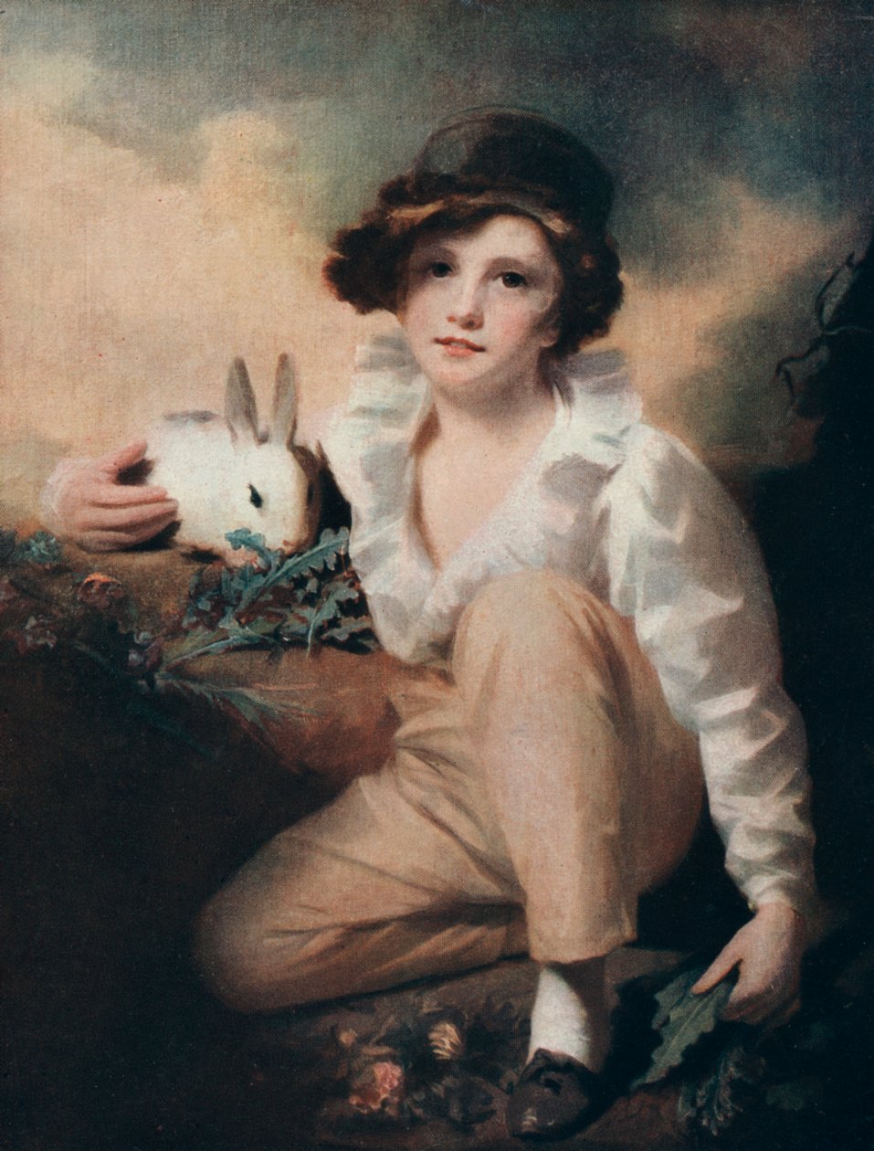 Chłopiec z królikiem, c1814 1912. autorstwa Henry Raeburn
