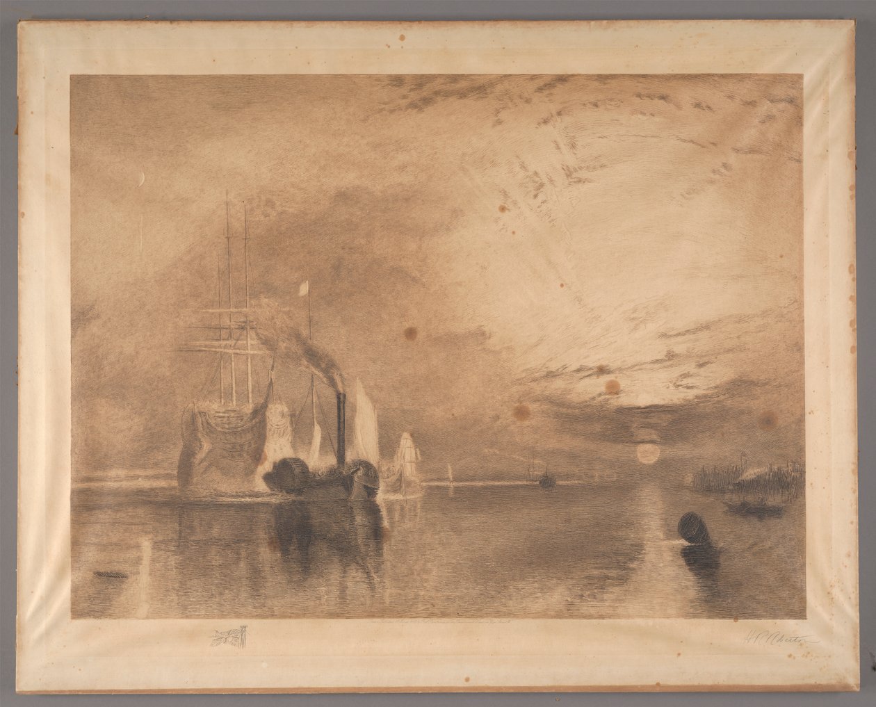 Walczący Temeraire autorstwa Henry Robert Robertson