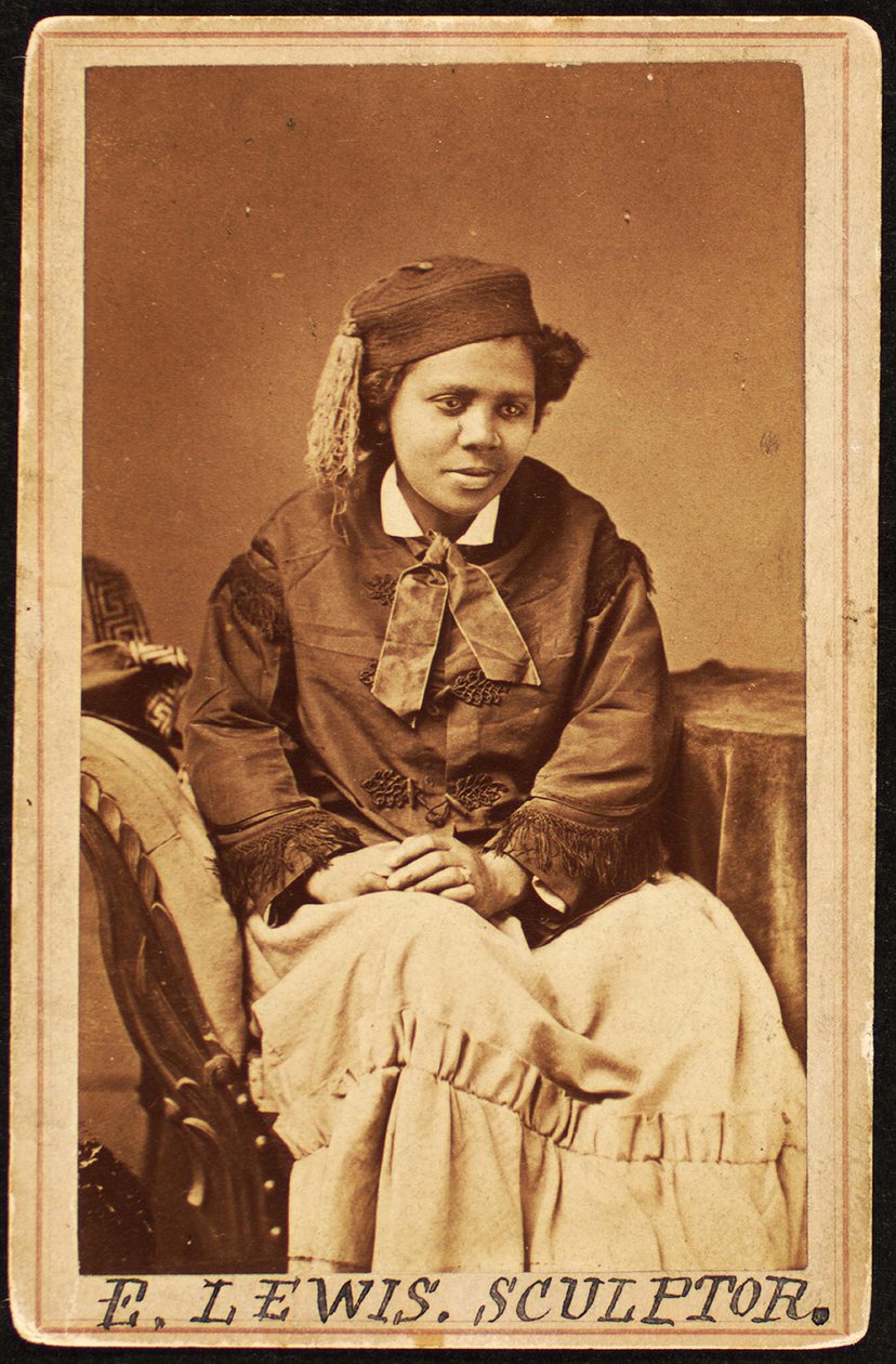 Carte de visite Edmonii Lewis, c.1870 autorstwa Henry Rocher