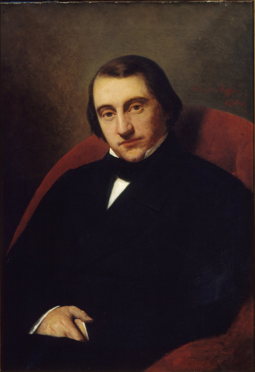 Portret Ernesta Renana 1823-1892, 1860. autorstwa Henry Scheffer