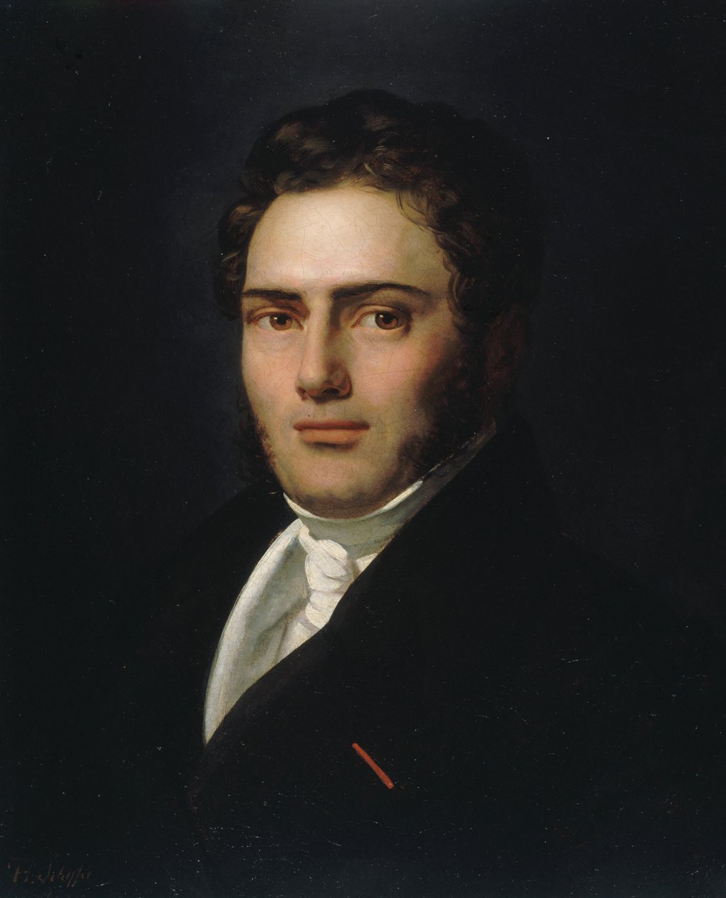 Portret Saint-Amanda Bazarda 1791-1832, 1821. autorstwa Henry Scheffer