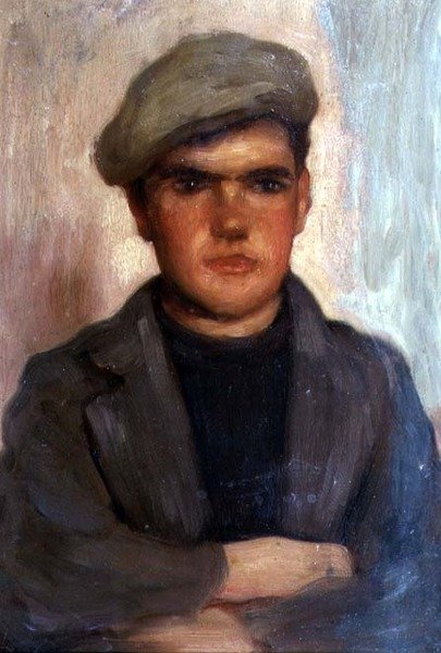 Chłopiec w czapce autorstwa Henry Scott Tuke