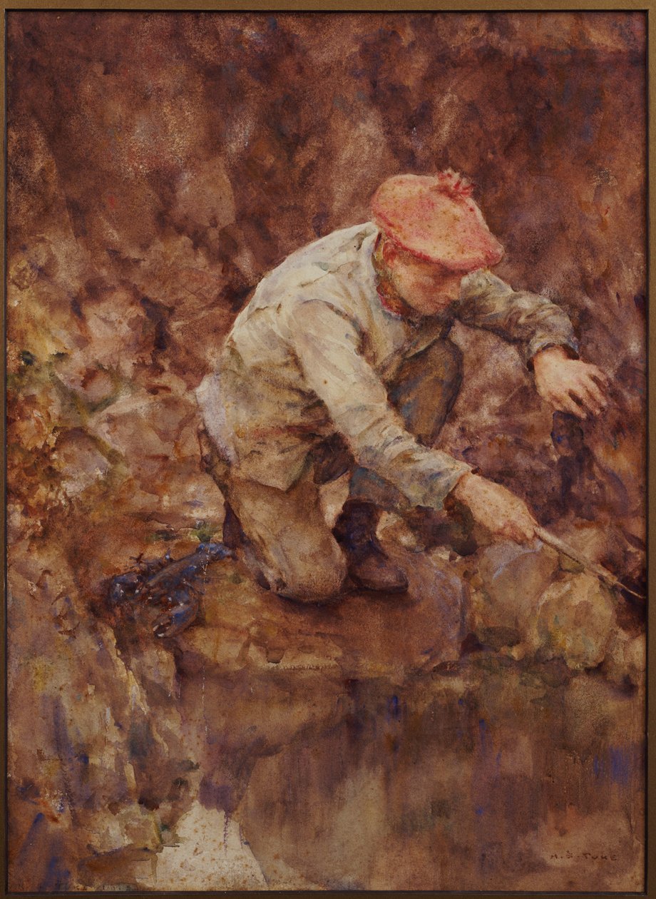 Homar siatkowy autorstwa Henry Scott Tuke